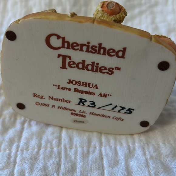 Cherished Teddies- “Joshua” #950556- Collectible Bear - Picture 5 of 8